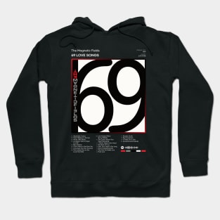 The Magnetic Fields - 69 Love Songs Tracklist Album Hoodie